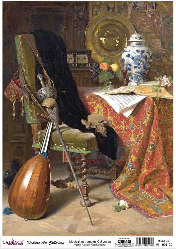 Cadence Deluxe Art Pirinç Dekopaj Model MI-001 (90x125)