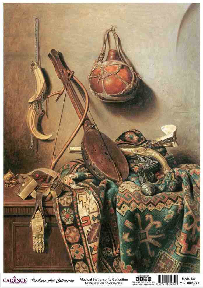 Cadence Deluxe Art Pirinç Dekopaj Model MI-002 (90x125)