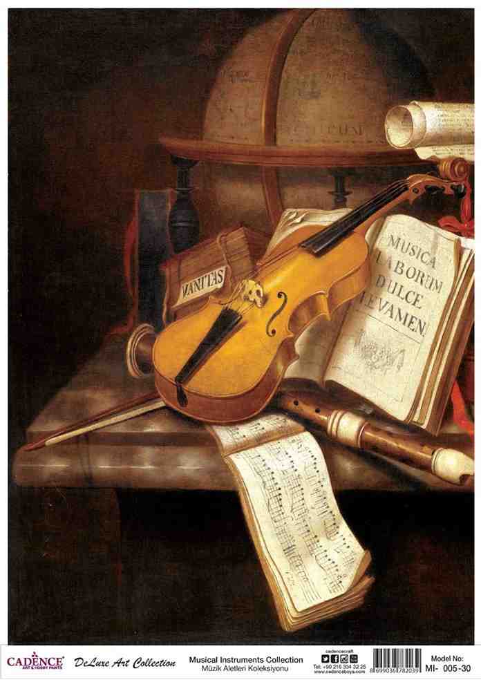 Cadence Deluxe Art Pirinç Dekopaj Model MI-005 (90x125)