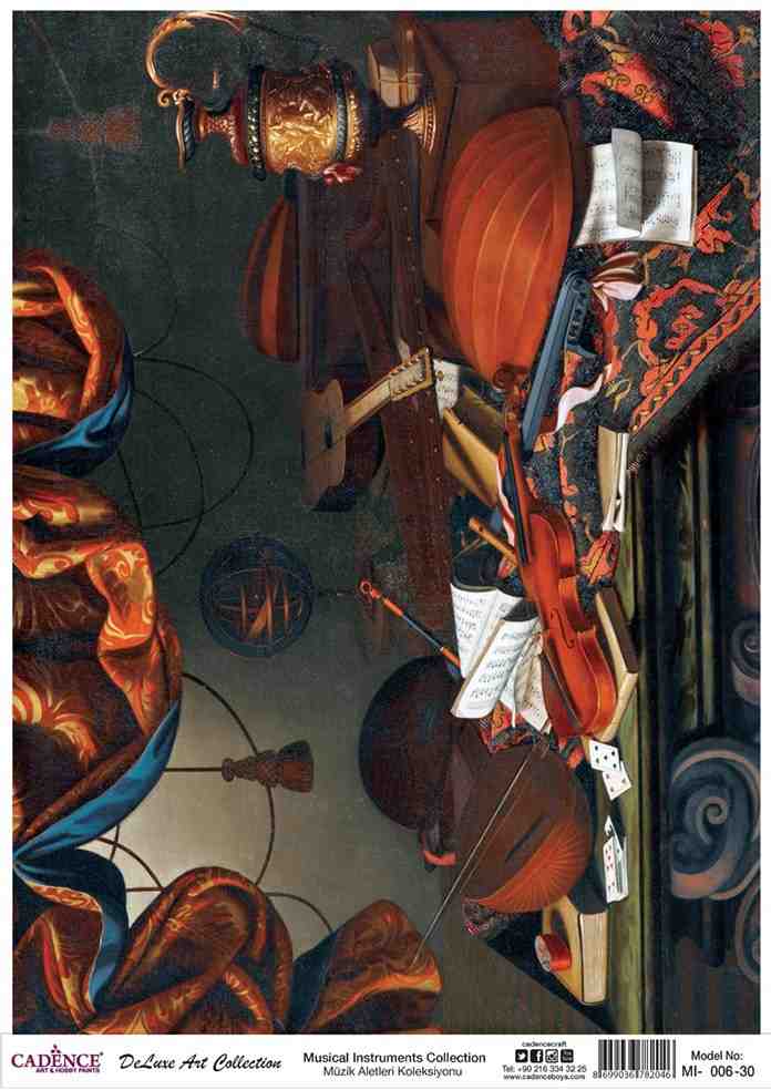Cadence Deluxe Art Pirinç Dekopaj Model MI-006 (90x125)