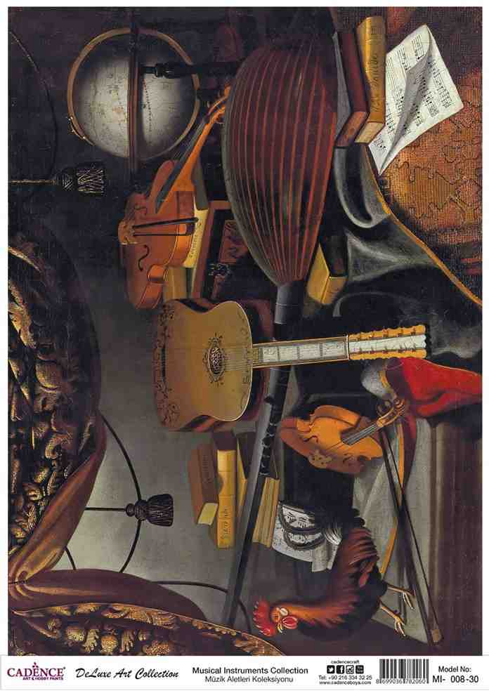 Cadence Deluxe Art Pirinç Dekopaj Model MI-008 (90x125)