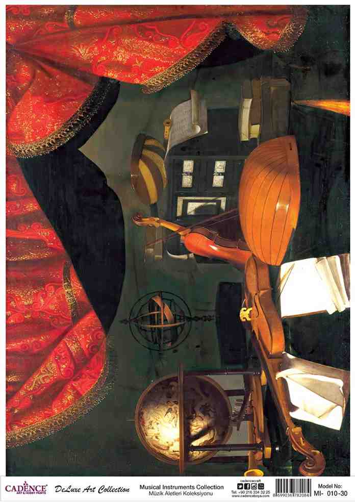 Cadence Deluxe Art Pirinç Dekopaj Model MI-010 (90x125)