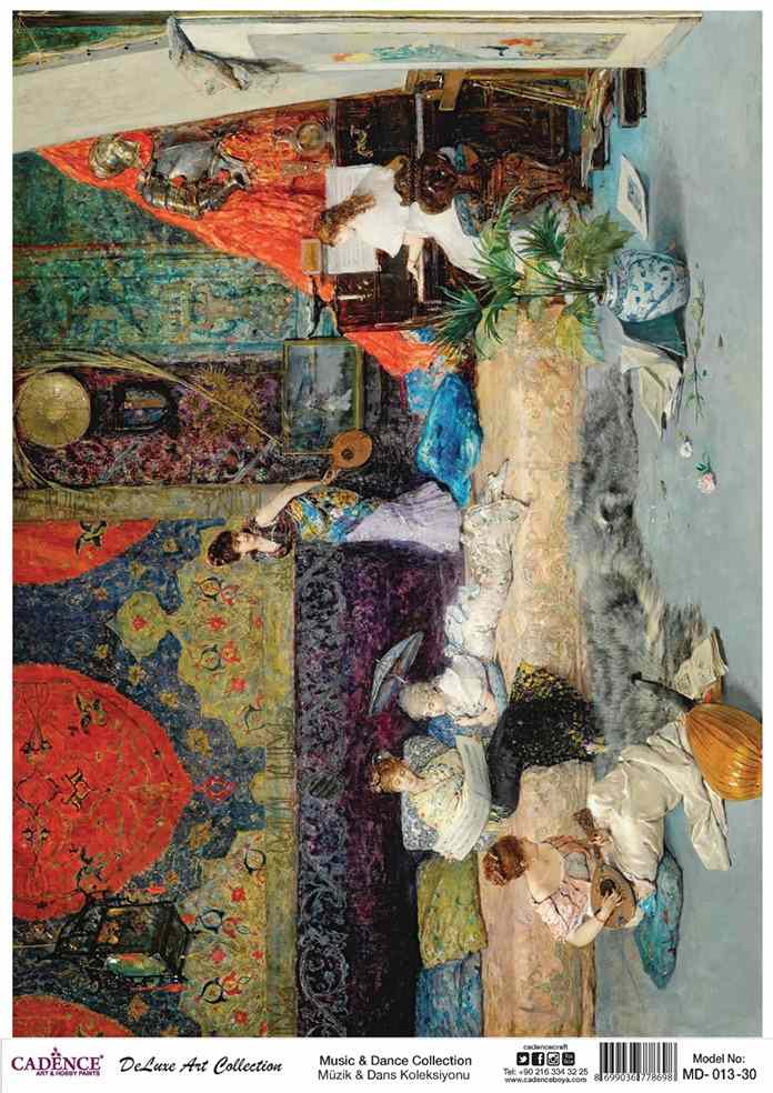 Cadence Deluxe Art Pirinç Dekopaj Model MD-013 (90x125)