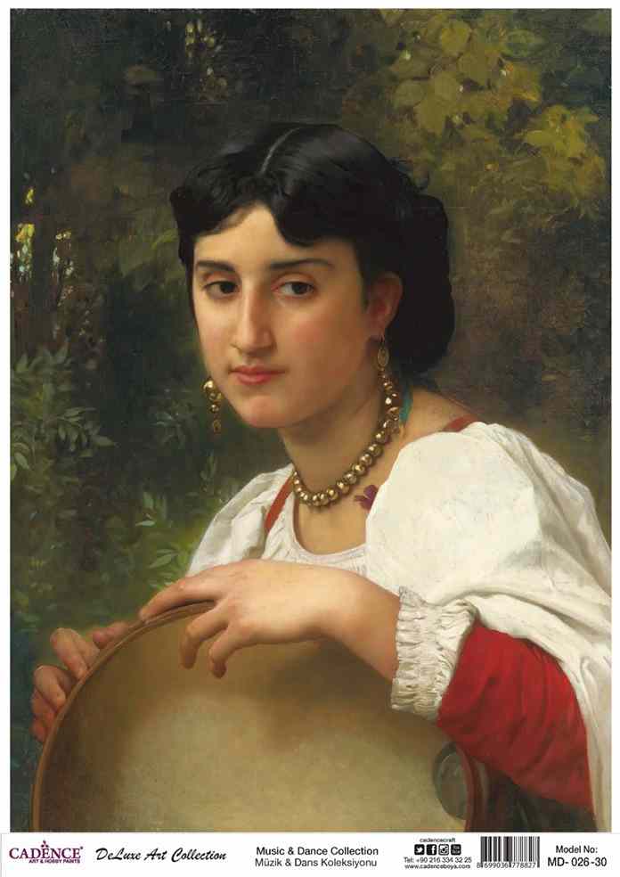 Cadence Deluxe Art Pirinç Dekopaj Model MD-026 (90x125)