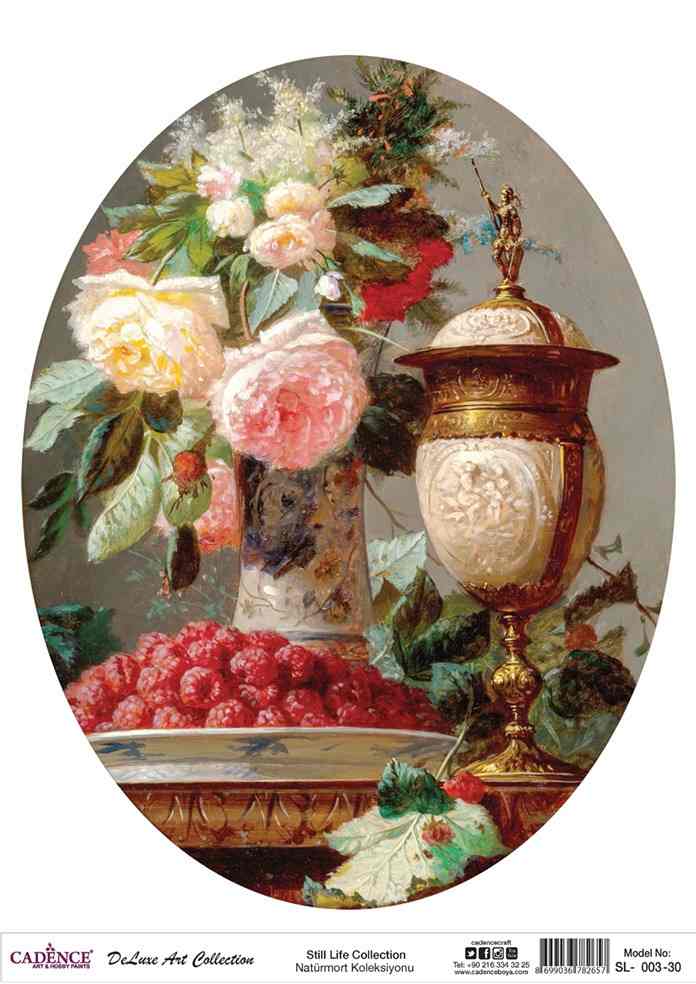Cadence Deluxe Art Pirinç Dekopaj Model SL-003 (90x125)