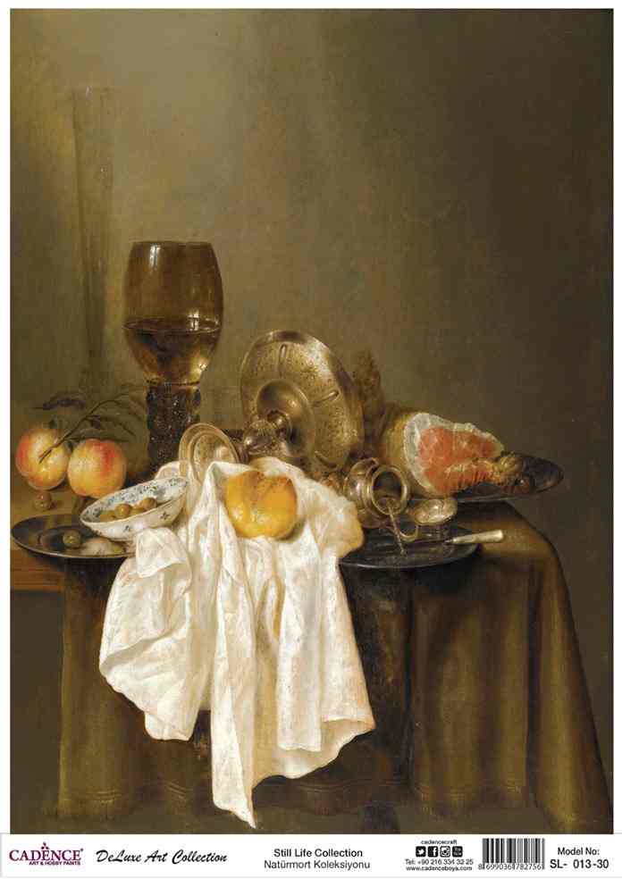 Cadence Deluxe Art Pirinç Dekopaj Model SL-013 (90x125)