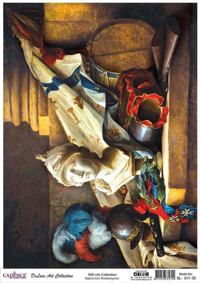 Cadence Deluxe Art Pirinç Dekopaj Model SL-017 (90x125)