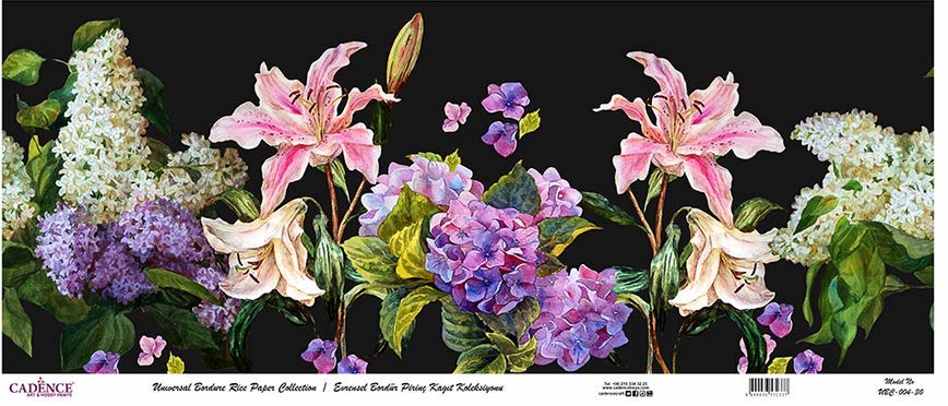 Cadence Bordür Pirinç Dekopaj Desen - UBC004