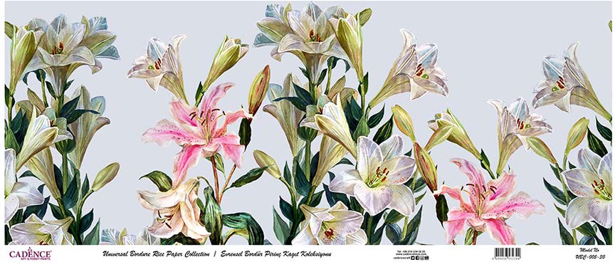 Cadence Bordür Pirinç Dekopaj Desen - UBC005