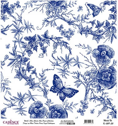Kelebek Desen Cadence Pirinç Dekopaj  - K009