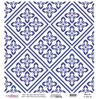 Mavi Tonlar Cadence Pirinç Dekopaj  - K043