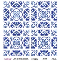 Mavi Tonlar Cadence Pirinç Dekopaj  - K048