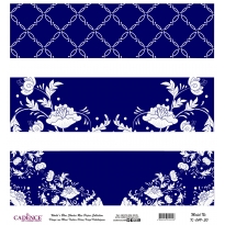 Mavi Tonlar Cadence Pirinç Dekopaj  - K049