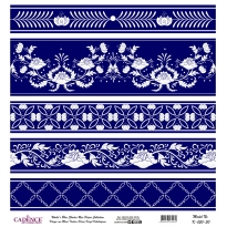 Mavi Tonlar Cadence Pirinç Dekopaj  - K050