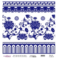 Mavi Tonlar Cadence Pirinç Dekopaj  - K052