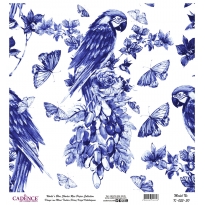 Mavi Tonlar Cadence Pirinç Dekopaj  - K055