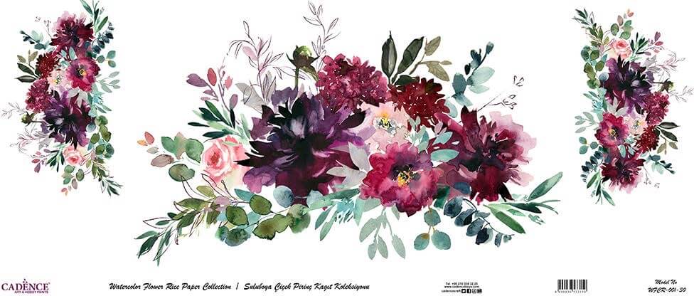 Suluboya Cadence Rulo Pirinç Dekopaj  - WFCR001