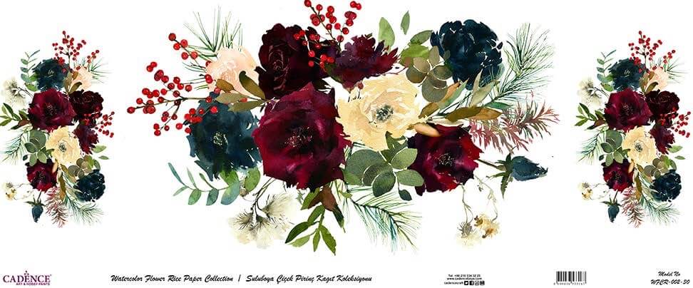 Suluboya Cadence Rulo Pirinç Dekopaj  - WFCR002