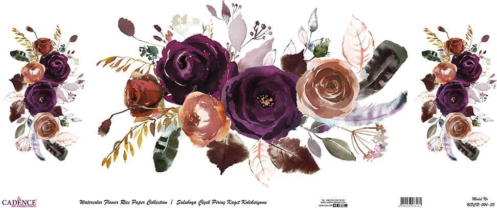 Suluboya Cadence Rulo Pirinç Dekopaj  - WFCR004