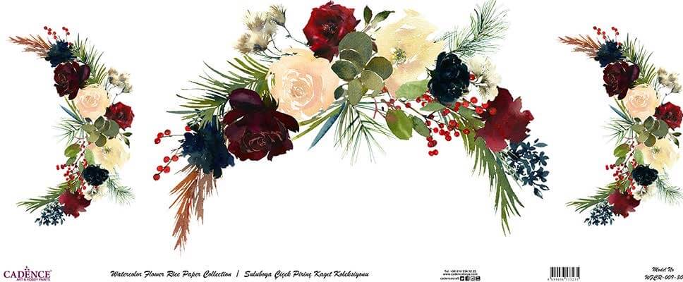 Suluboya Cadence Rulo Pirinç Dekopaj  - WFCR009