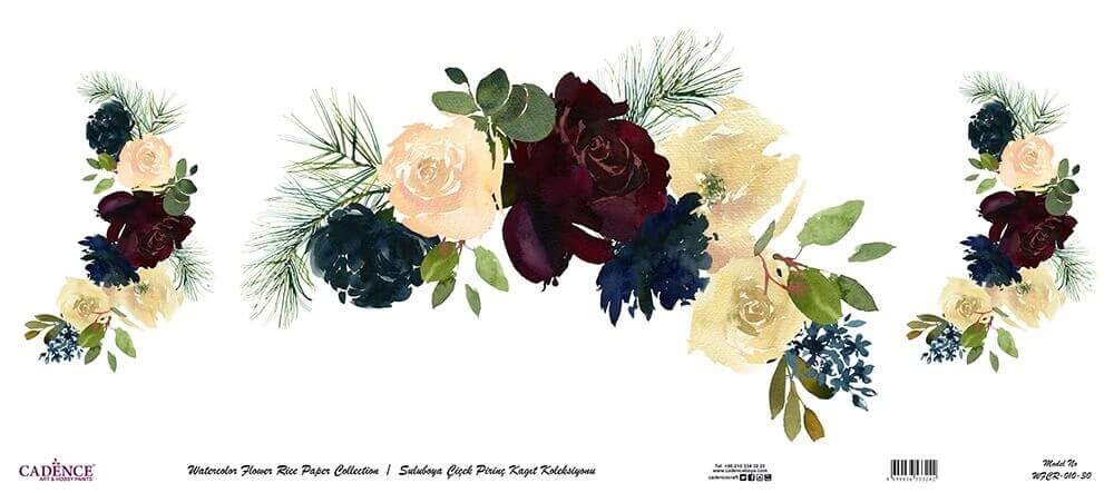 Suluboya Cadence Rulo Pirinç Dekopaj  - WFCR010