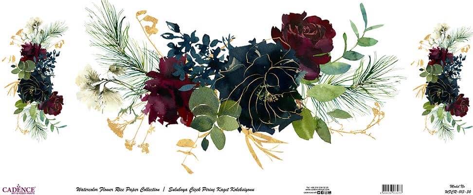 Suluboya Cadence Rulo Pirinç Dekopaj  - WFCR013