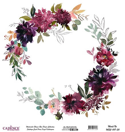 Suluboya Cadence Pirinç Dekopaj  - WFC018