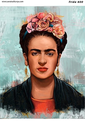 SD Pirinç Dekopaj Frida Kahlo - SDP600