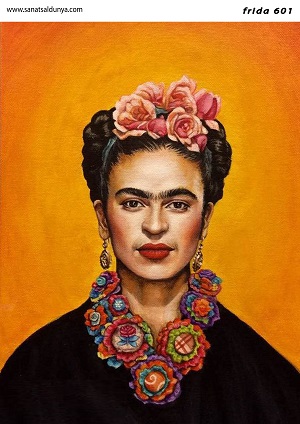 SD Pirinç Dekopaj Frida Kahlo - SDP601