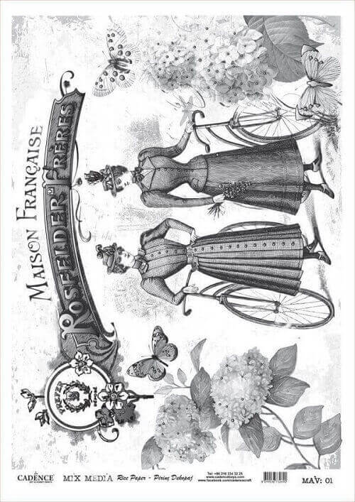 Cadence Mix Media Varak Pirinç Dekopaj MAV01  -141742