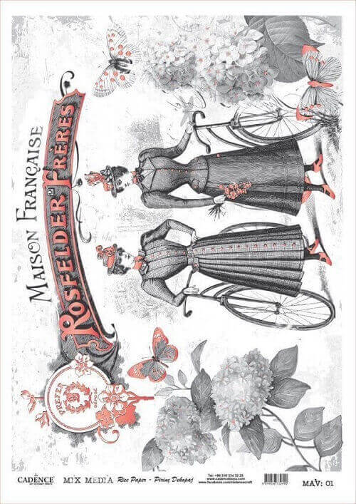 Cadence Mix Media Varak Pirinç Dekopaj MAV01  -141743