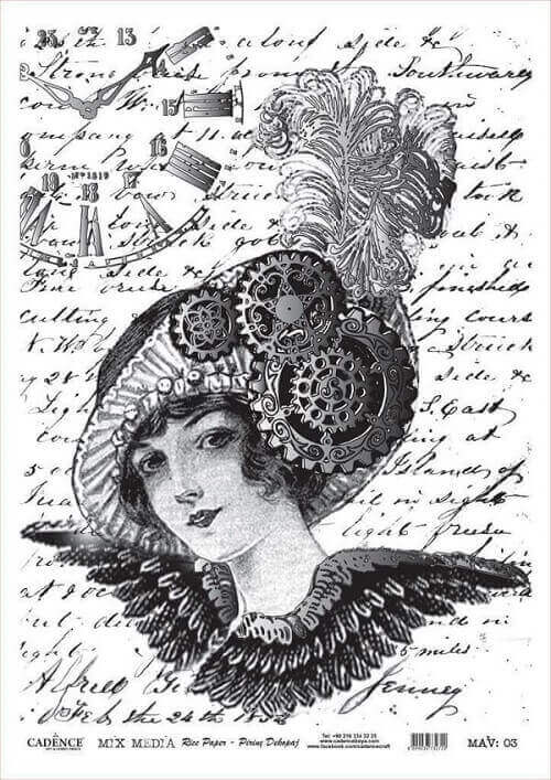 Cadence Mix Media Varak Pirinç Dekopaj MAV03-137852