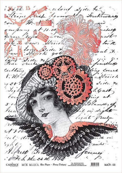 Cadence Mix Media Varak Pirinç Dekopaj MAV03-137853