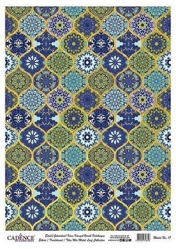 Cadence Altın-Gümüş Varak Pirinç Dekopaj (Çini) - 17