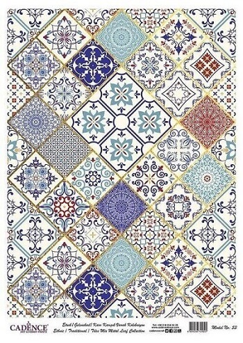 Cadence Altın-Gümüş Varak Pirinç Dekopaj (Çini) - 53