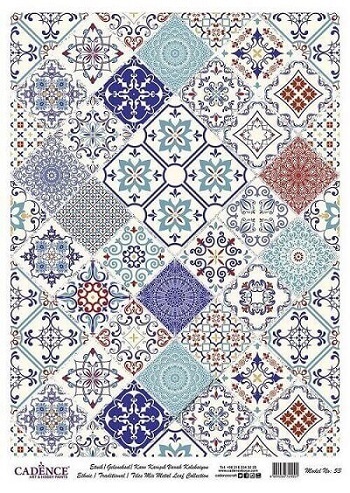 Cadence Altın-Gümüş Varak Pirinç Dekopaj (Çini) - 53-141709