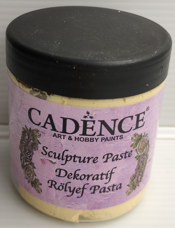 Cadence Dekoratif Rölyef Pasta Açık Sarı - 1338