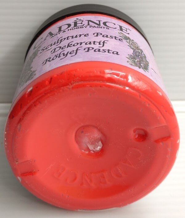 Cadence Dekoratif Rölyef Pasta Mercan Kırmızı - 1390-143166