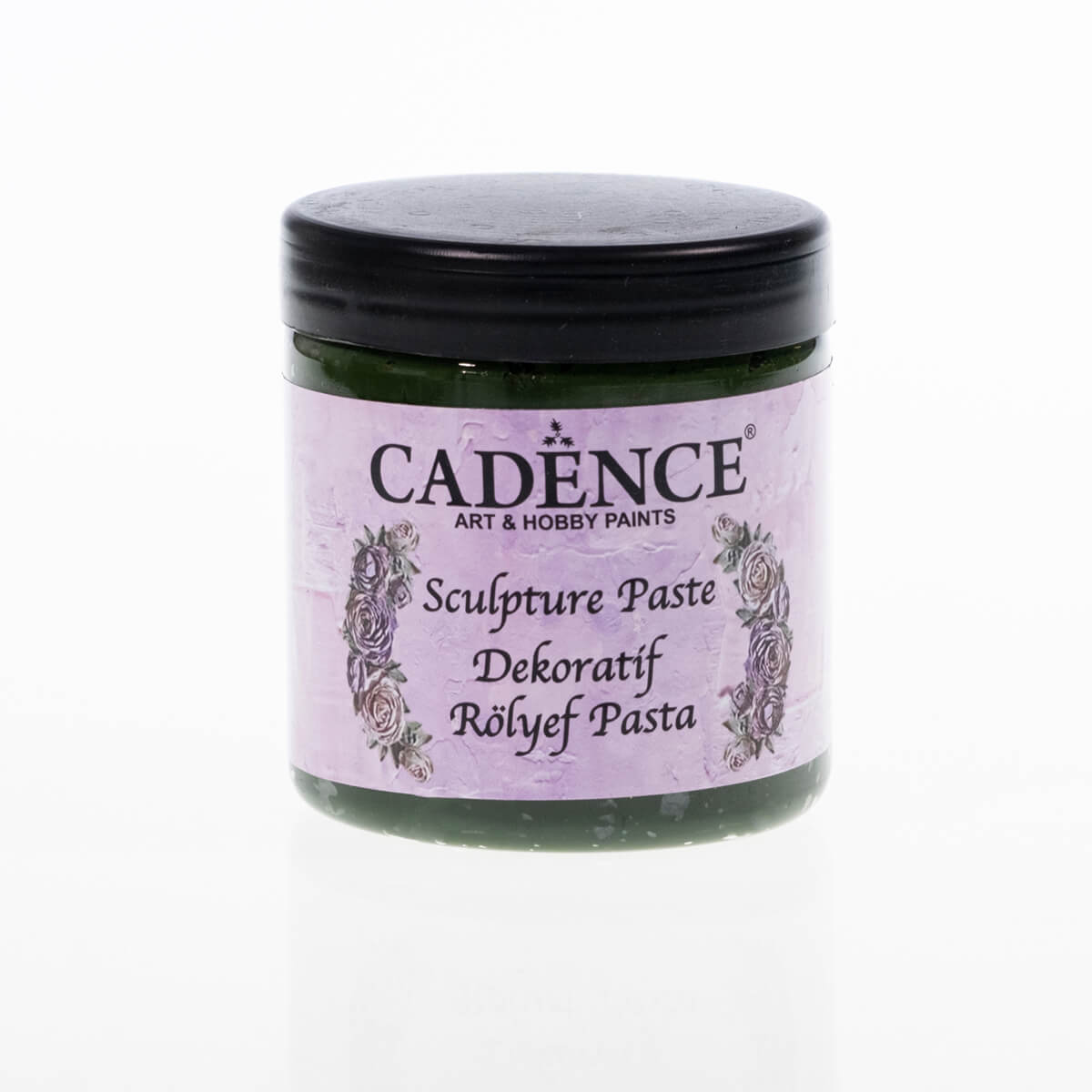 Cadence Dekoratif Rölyef Pasta Yaprak Yeşili - 6862