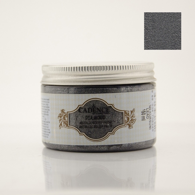 Cadence Kurşun Rengi Diamond Rölyef Pasta 1840