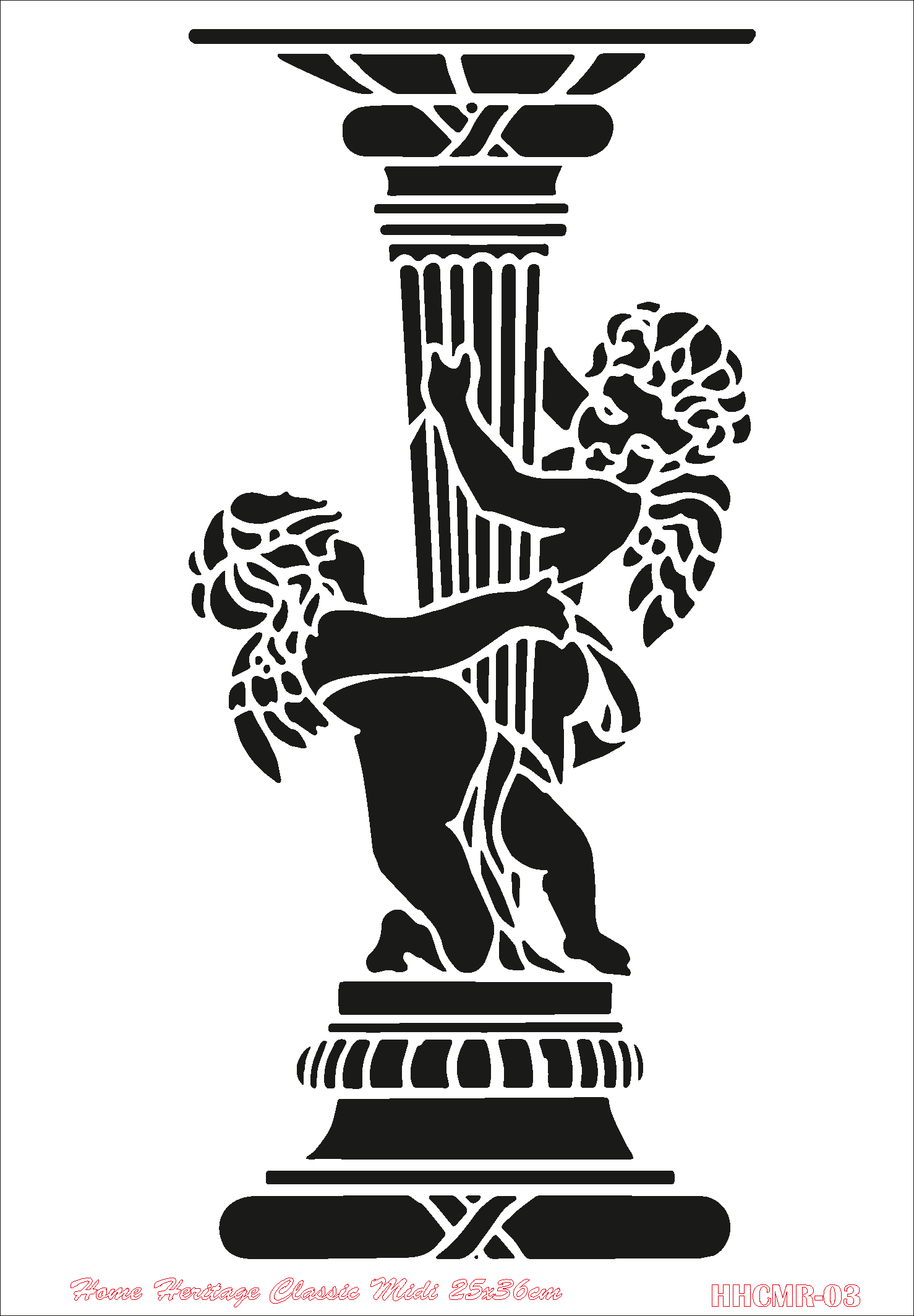 HOME HERITAGE CLASSIC MIDI 25X36CM HHCMR-3