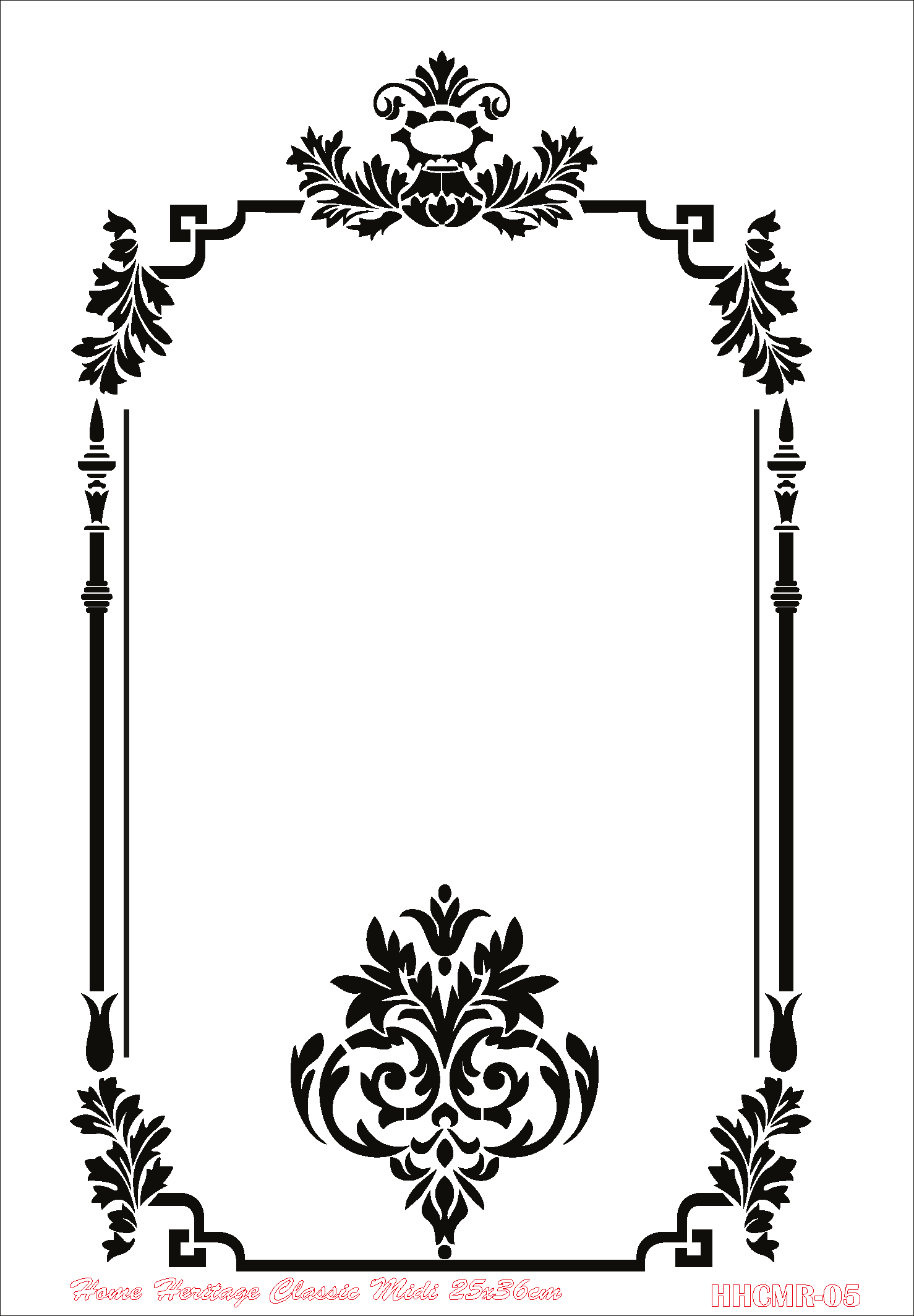HOME HERITAGE CLASSIC MIDI 25X36CM HHCMR-5