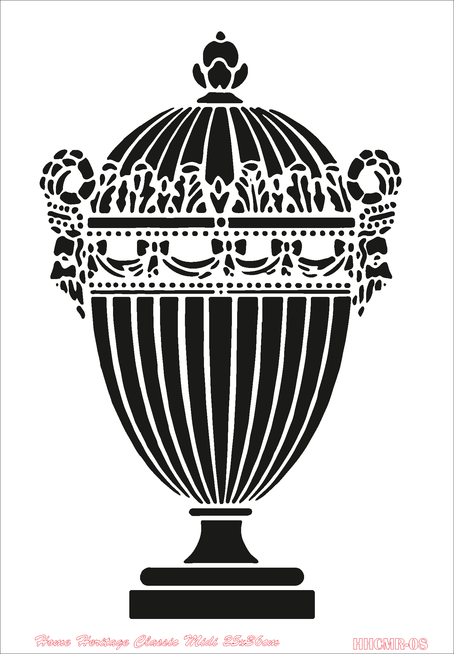 HOME HERITAGE CLASSIC MIDI 25X36CM HHCMR-8