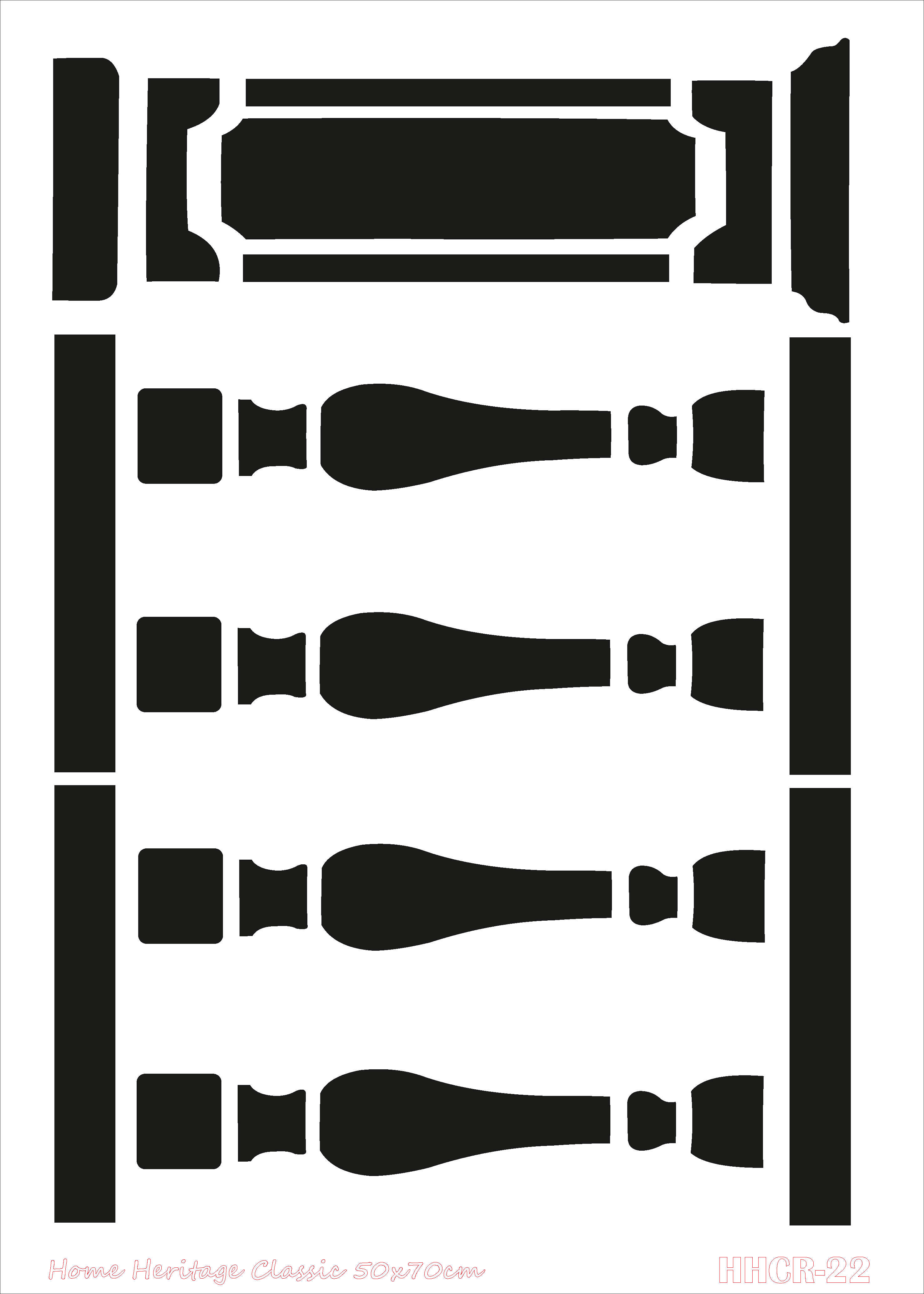 HOME HERITAGE CLASSIC  50X70 CM HHCR-22