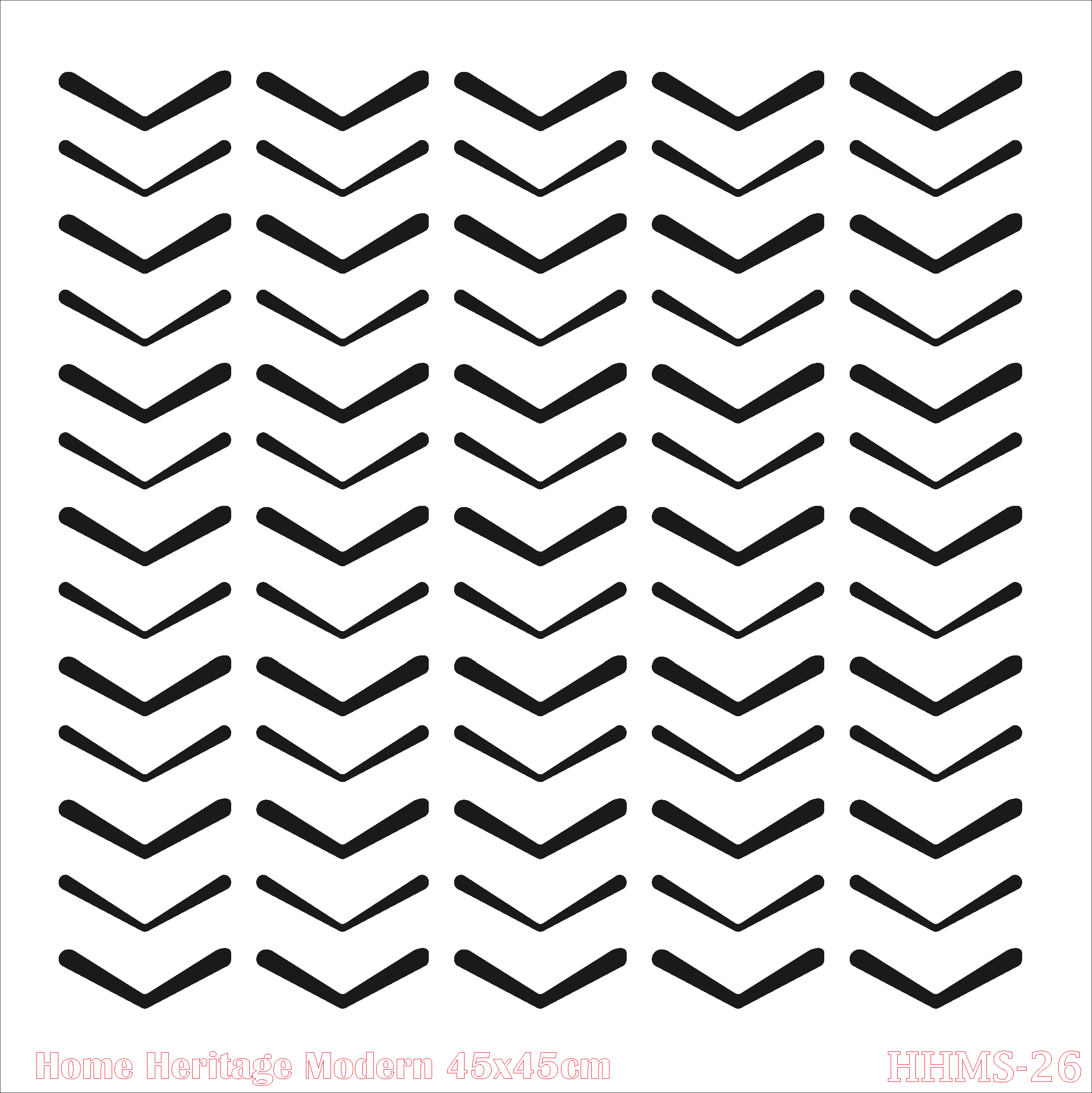 HOME HERITAGE MODERN 45X45CM HHMS - 26