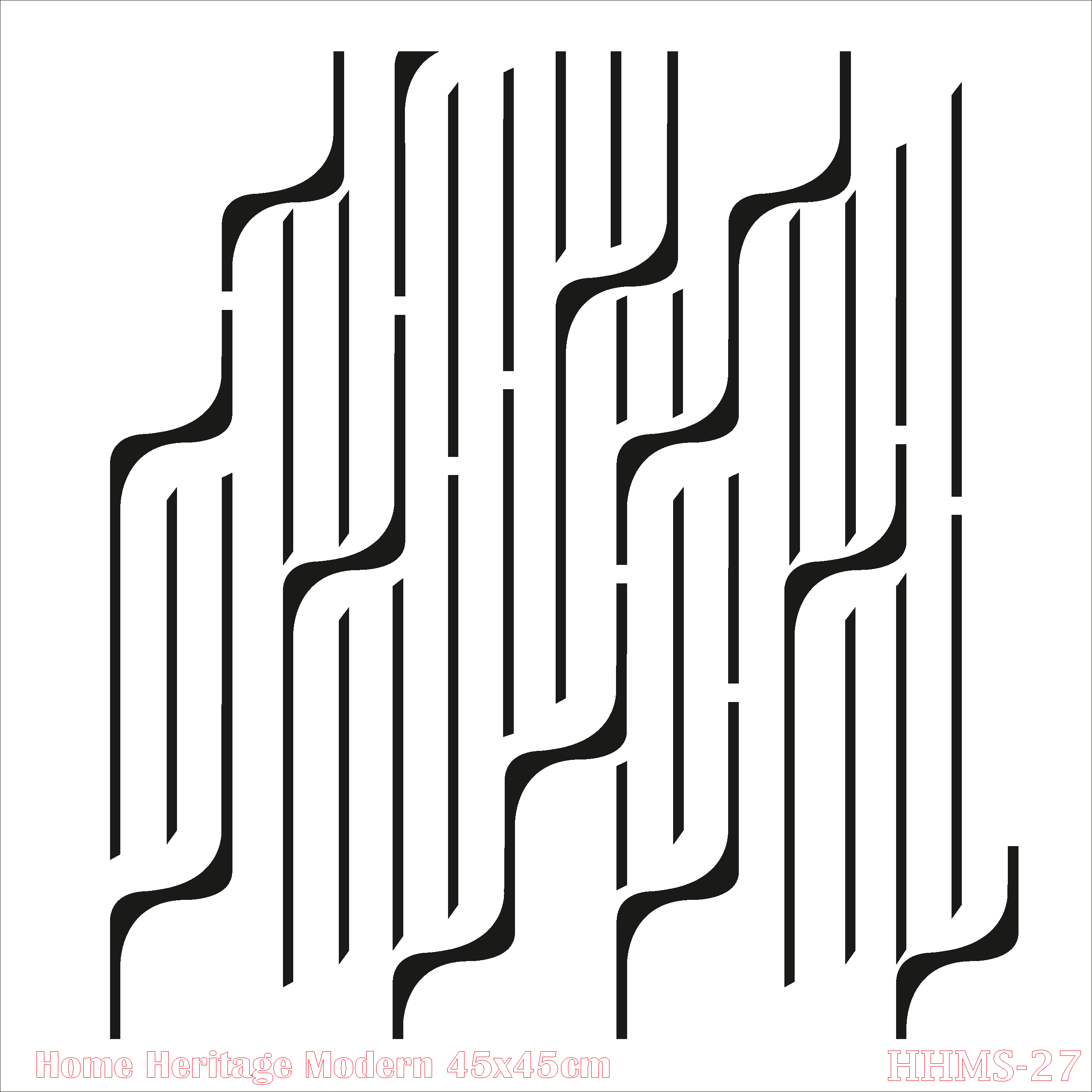 HOME HERITAGE MODERN 45X45CM HHMS - 27