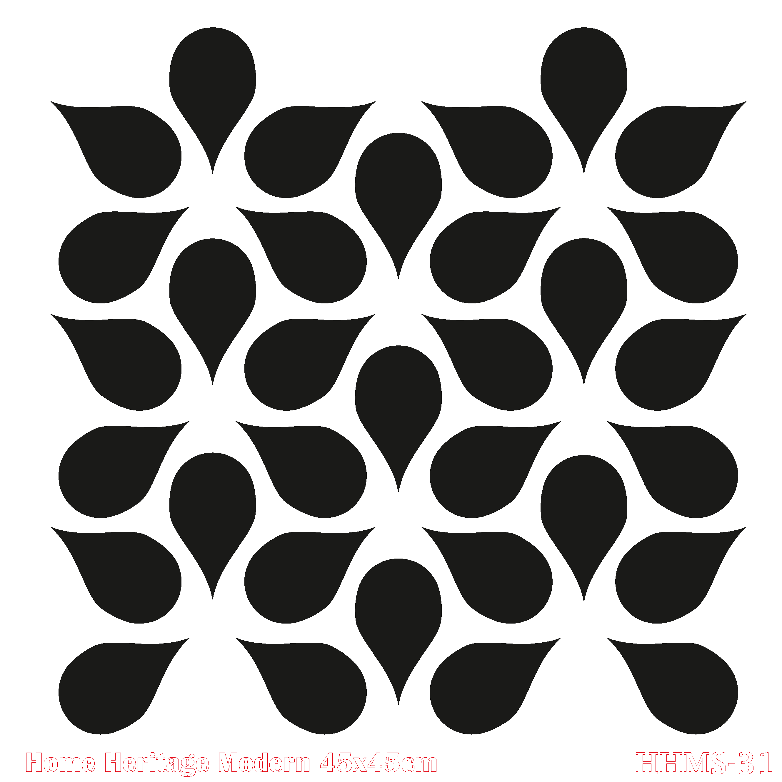 HOME HERITAGE MODERN 45X45CM HHMS - 31