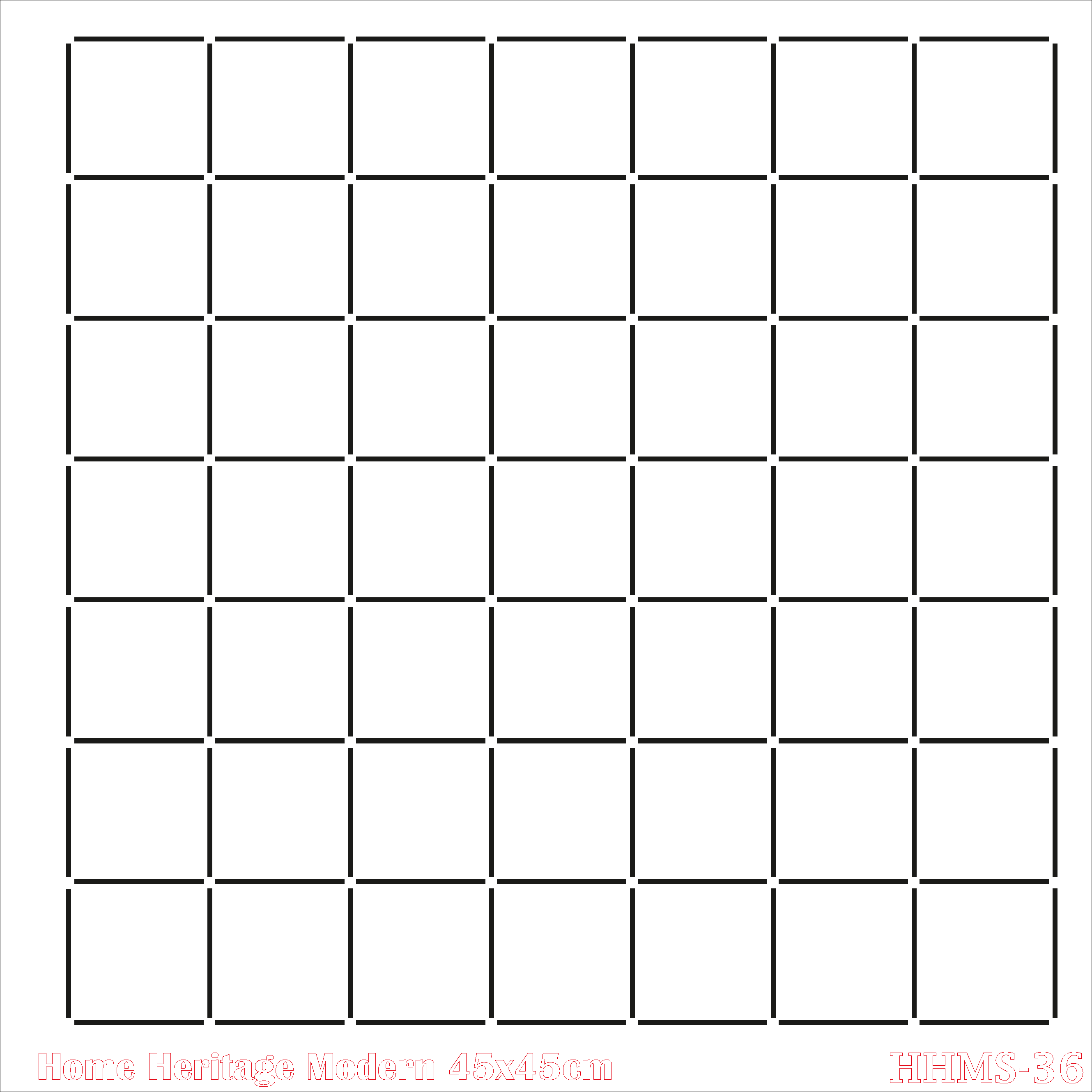 HOME HERITAGE MODERN 45X45CM HHMS - 36