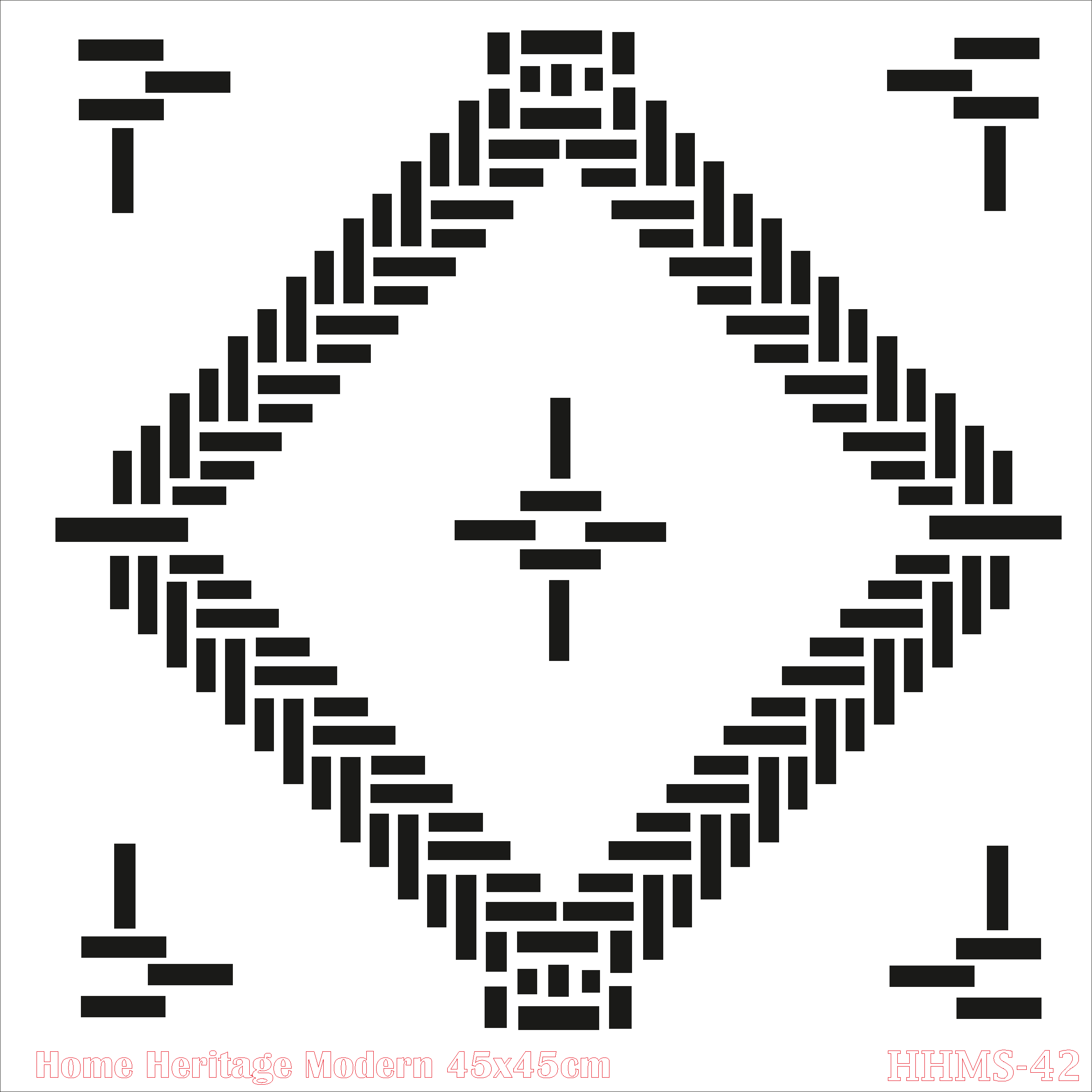 HOME HERITAGE MODERN 45X45CM HHMS - 42