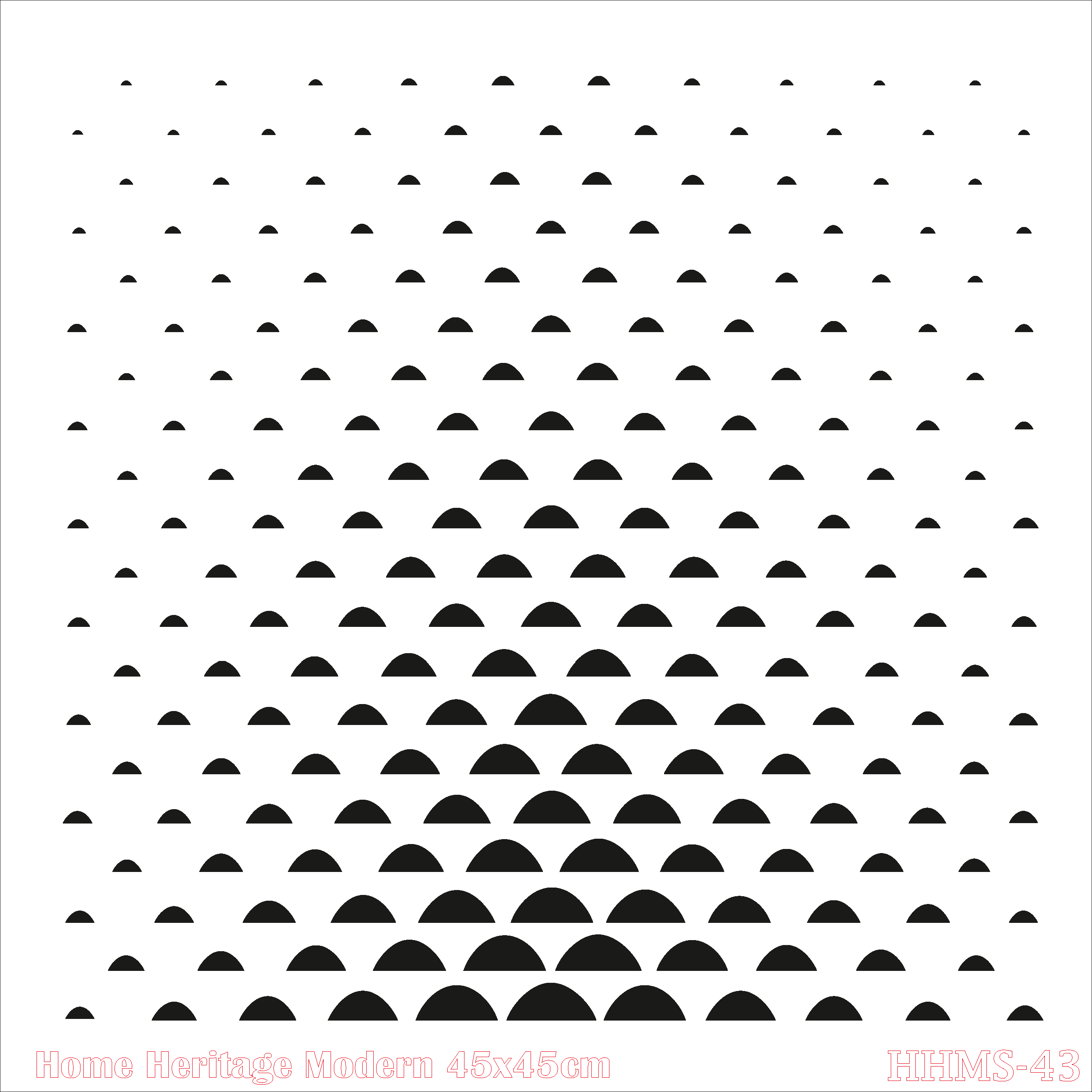 HOME HERITAGE MODERN 45X45CM HHMS - 43